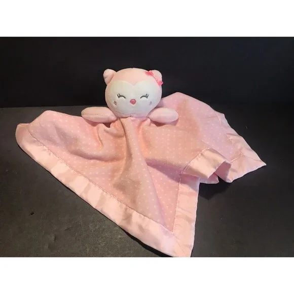Carter's Toys Carters Child Of Mine Lovey Pink Owl Security